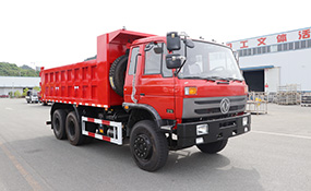 四驱排半153越野自卸汽车 6X4东风红旋风